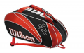 Wilson Federer 9PK Bag RDBK